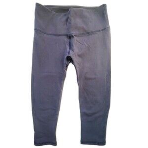 Lululemon Reveal Crop Leggings Purple Eggplant Size 4/6 small